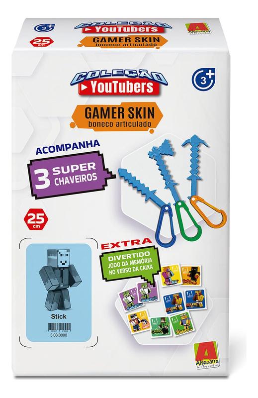 Boneco Articulado Tonigon Mine Ferramenta Algazarra 25c Craft